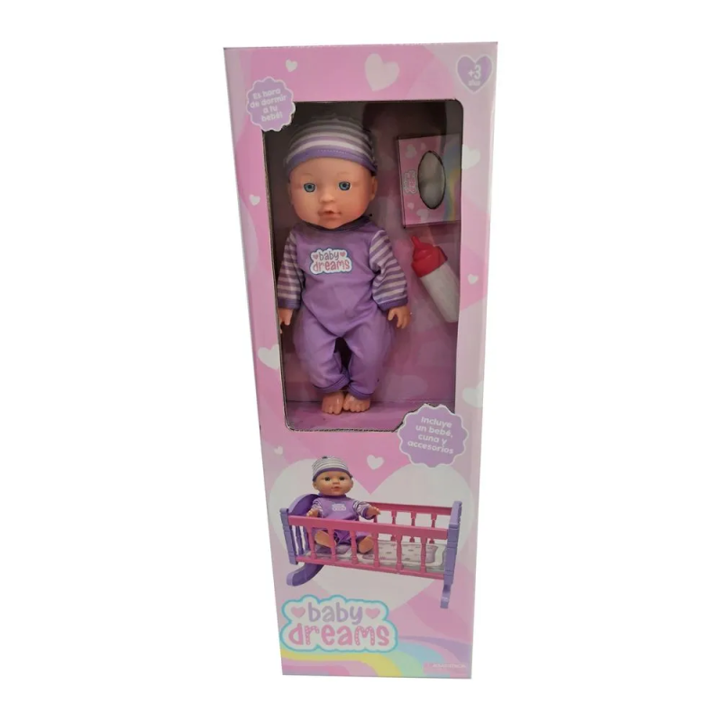 Muñeca BABY DREAMS Babydoll Nube Cuna